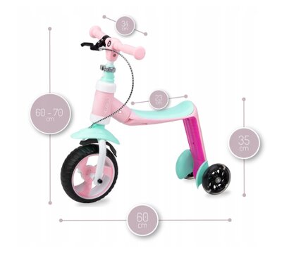 Зображення 6 для дітей MoMi Elios 2 в 1 Pink - ROBI00030