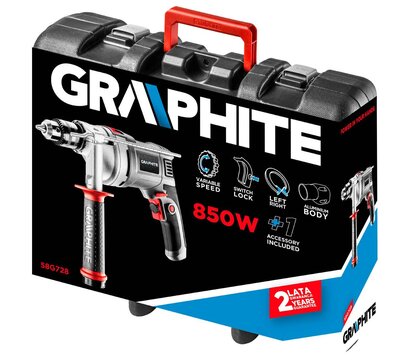 Изображение 2 Ударная дрель Graphite Energy+ 58G728