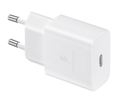 Зображення 3 Зарядний пристрій Samsung EP-T1510X White, 1хUSB Type-C, 15W + кабель USB Type-C — EP-T1510XWEGEU