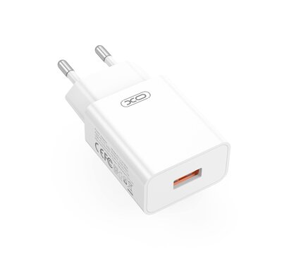 Зображення 3 Зарядний пристрій XO L127 (1USB, 3А) QC 3.0 White — L127.white