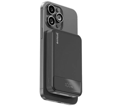 Изображение 2 Батарея универсальная Proove Hoodman Magnetic 20W 10000mAh Black — PBH120010001