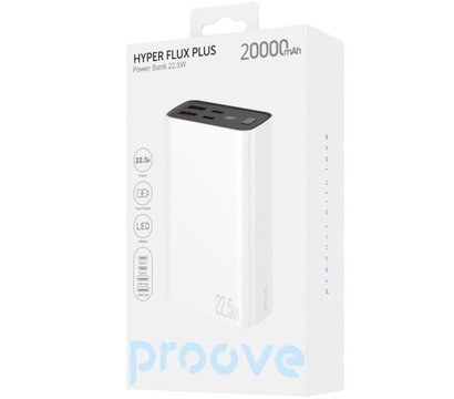 Изображение 2 Универсальная мобильная батарея Proove Hyper Flux Plus 22.5W 20000mAh White — PBF222120002