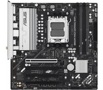 Зображення 2 Материнська плата Asus B850M Max Gaming WiFi (sAM5, AMD B850)