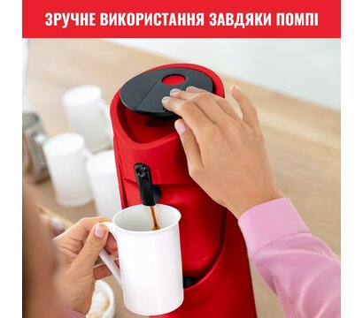 Зображення 3 Термос Tefal Ponza Pump 1.9 л Red - K3140114