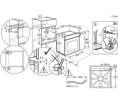 Зображення 2 Духовка Electrolux LOE8F38S