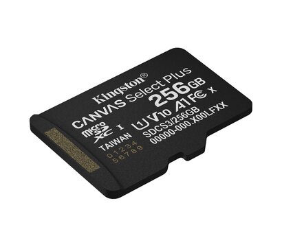 Изображение 2 Карта памяти Kingston Canvas Select Plus microSDXC 256GB UHS-I Class 10 + SD-адаптер - SDCS3/256GB