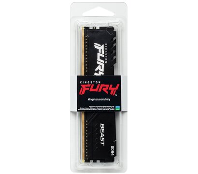 Изображение 5 Оперативная память Kingston Fury Beast Black DDR4 16384Mb 3200MHz — KF432C16BB1/16WP