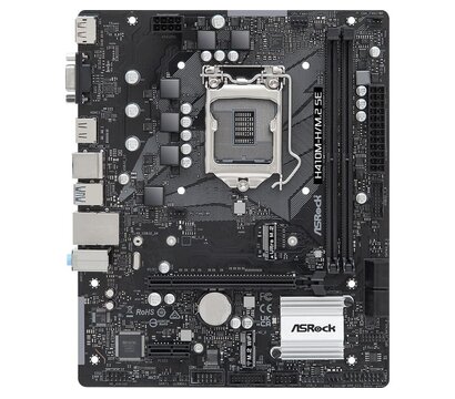 Зображення 2 Материнська плата ASRock H410M-H/M.2 SE (s1200, Intel H370, PCI-Ex16)