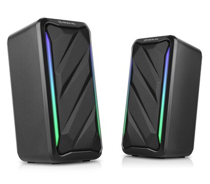 Зображення 2 Акустична система 2.0 REAL-EL S-130 Black