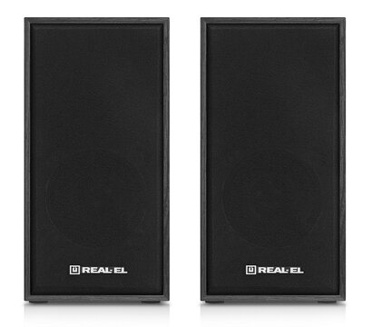 Зображення 3 Акустична система 2.0 REAL-EL S-202 Black
