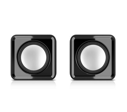 Изображение 3 Акустическая система 2.0 REAL-EL S-10 Black