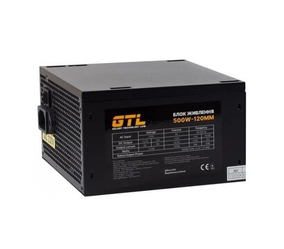 Зображення 5 Блок живлення GTL Gaming Star GTLGS500BK 500W