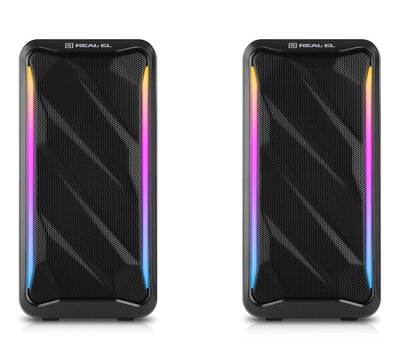 Зображення 5 Акустична система 2.0 REAL-EL S-130 Black
