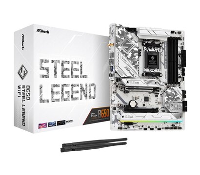 Зображення 5 Материнська плата ASRock B650 Steel Legend WiFi (sAM5, AMD B650)