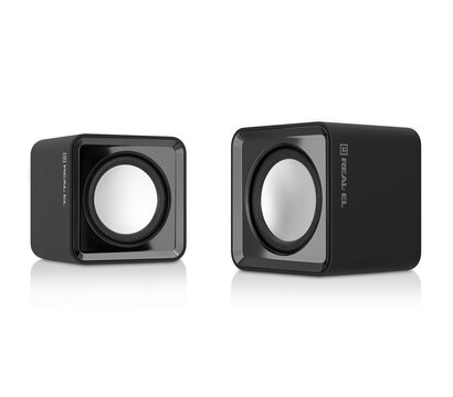 Изображение 5 Акустическая система 2.0 REAL-EL S-10 Black