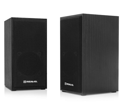 Зображення 6 Акустична система 2.0 REAL-EL S-202 Black