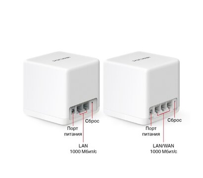 Зображення 2 Роутер Mercusys Halo H60X 2PK