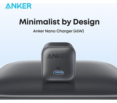 Зображення 2 Зарядний пристрій Anker Nano Charger 45W USB-C Black — A2692L11