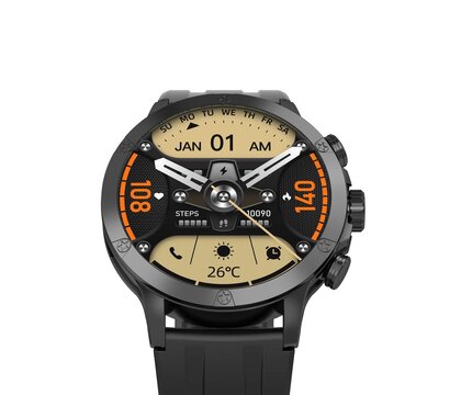 Изображение 3 Умные часы iMiki Xplorer Pro Black Silicone strap с Bluetooth 5.3