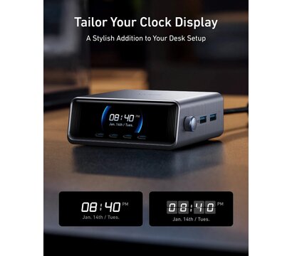 Зображення 5 Зарядний пристрій Anker GaNPrime 250W 4xUSB-C PD, 2xUSB-A Black — A2345341