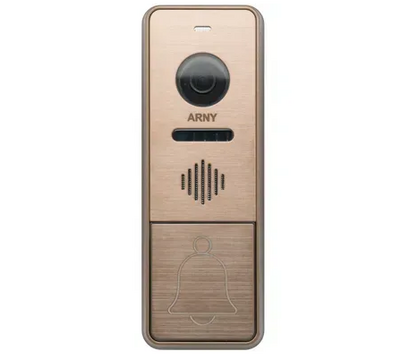 Зображення 2 Домофонний комплект Arny AVD-7342A Wi-Fi White/Bronze механічні кнопки/сенсор екран, Колір (домофон + панель): білий + бронзовий