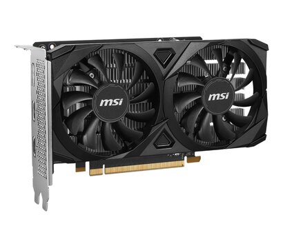 Зображення 3 Відеокарта MSI GF RTX 3050 Ventus 2X E 6G OC (6144MB, GDDR6, 192bit) — GeForce RTX 3050 VENTUS 2X E 6G OC