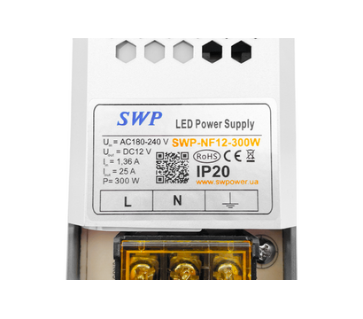 Изображение 3 Блок питания для камер SWP-NF12-300W металлический