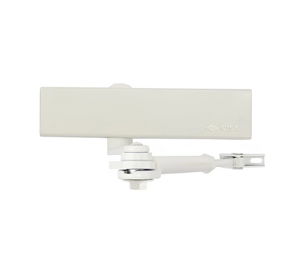 Изображение 2 Доводчик Cisa C1611.05.0.45 Professional Plus2 BC STD HO White коленная тяга, Цвет корпуса: белый