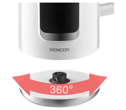 Зображення 5 Електрочайник Sencor SWK0950WH