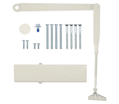 Изображение 6 Доводчик Cisa C1610.03.0.45 Professional Plus2 BC STD White до 80 кг, Цвет корпуса: белый