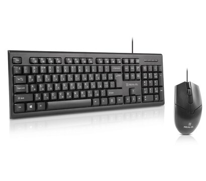 Изображение 2 Комплект мышь + клавиатура REAL-EL Kit 511 Black