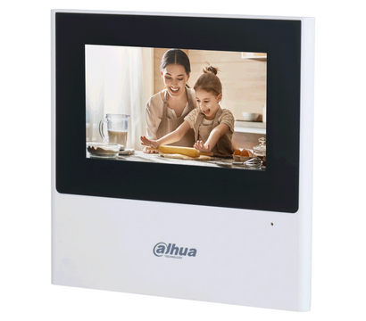 Зображення 4 Домофонна система Dahua KIT (Lite), Колір (домофон + панель): білий + чорний
