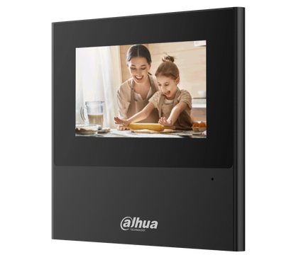 Изображение 4 Домофонна система Dahua KIT (Lite) - black, Цвет (домофон + панель): черный + черный