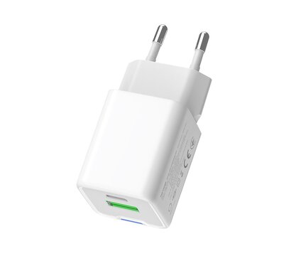 Зображення 4 Зарядний пристрій ColorWay GaN Mini 20W White – CW-CHS062PD-WT