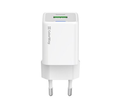 Зображення 5 Зарядний пристрій ColorWay GaN Mini 20W White – CW-CHS062PD-WT