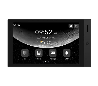 Изображение 2 Цифровой видеодомофон Dnake H616 Black, Цвет корпуса: черный