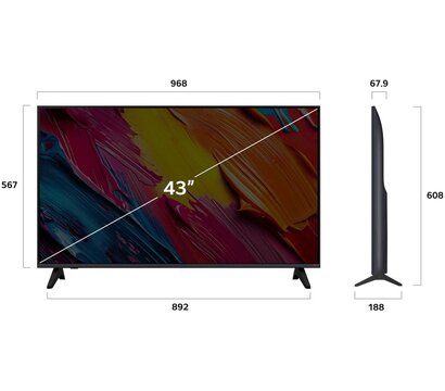 Зображення 4 Телевізор LG 43QNED70A6A 4K UHD (3840x2160)