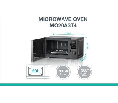 Зображення 2 Мікрохвильовка Gorenje MO20A3T4