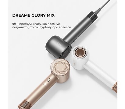 Зображення 2 Фен Dreame Glory Mix White (AHD18-WH)