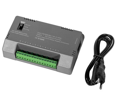 Изображение 3 Блок питания Kraft Energy KRF-1208B (8CH) импульсный, Дополнительные характеристики: 8 каналов