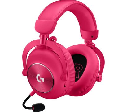 Изображение 3 Bluetooth гарнитура Logitech G Pro X2 Wireless LightSpeed Magenta — 981-001275