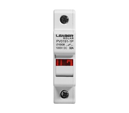 Зображення 2 Роз`єднувач запобіжника Leader PV0191-1P DC 1000V, Кількість полюсів: 1