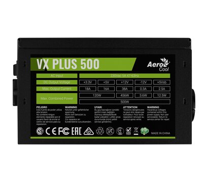 Зображення 3 Блок живлення AeroCool VX Plus Stealth 500W (ACPN-VS50NEY.12)