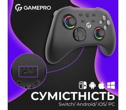 Изображение 4 Геймпад GamePro GPX13BDOC Black
