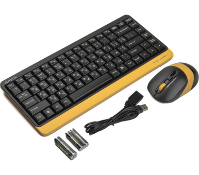 Зображення 3 Комплект мишка + клавіатура A4Tech FG1110 Bumblebee USB