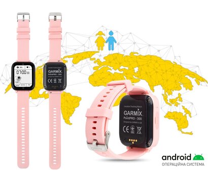 Зображення 3 Розумний годинник Garmix PointPRO-300 4G/GPS/WiFi Pink з Bluetooth, Wi-Fi