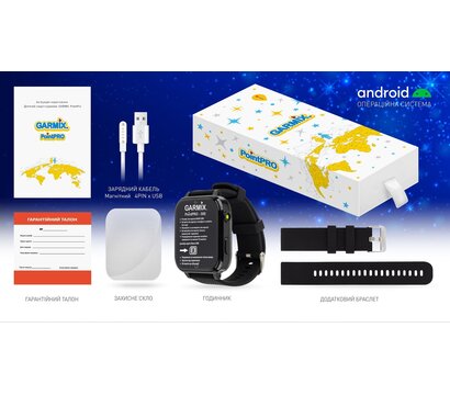 Зображення 4 Смарт-годинник Garmix PointPRO-300 4G/GPS/WiFi Black