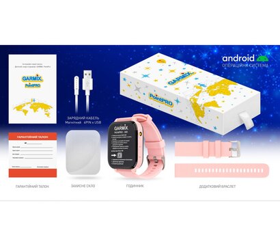 Зображення 4 Розумний годинник Garmix PointPRO-300 4G/GPS/WiFi Pink з Bluetooth, Wi-Fi