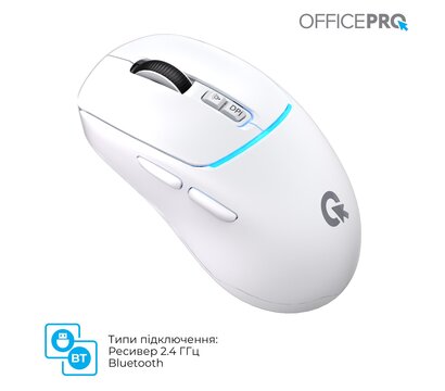 Зображення 6 Миша OfficePro M468W White
