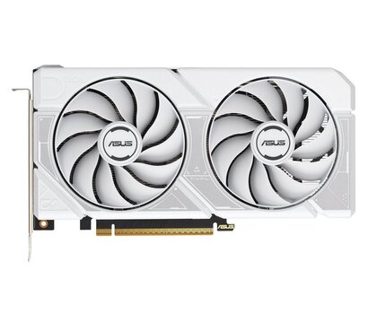 Зображення 2 Відеокарта Asus GeForce RTX 5060 Dual OC White (8192MB, GDDR7, 128bit) — DUAL-RTX5060-O8G-WHITE